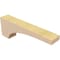 Ekena Millwork 2"W x 12"D x 4"H Thin Huntington Rough Cedar Woodgrain TimberThane Corbel, Primed Tan CORUR02X12X04HUNRCPR - alternate 6